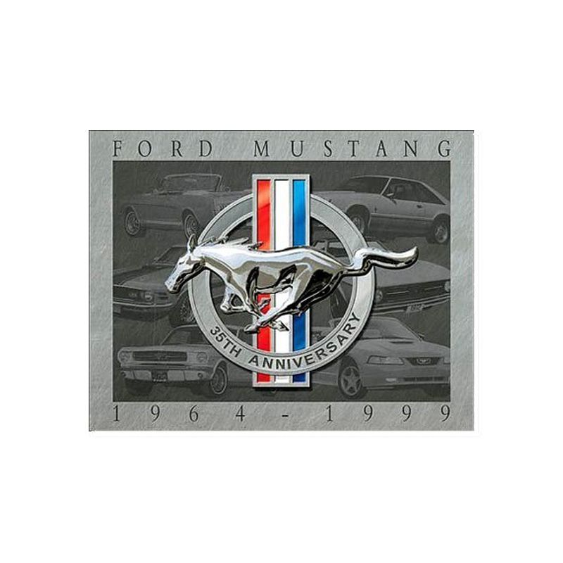 Placa decorativa Ford Mustang 35 Aniversario