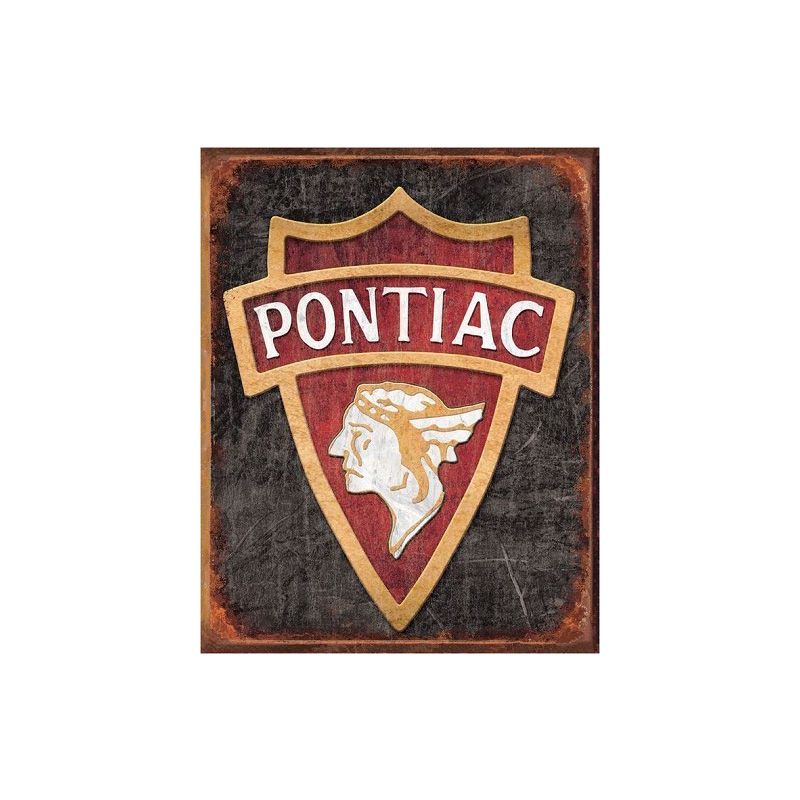 Placa Decorativa Pontiac Logo