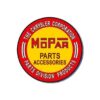Placa Decorativa Mopar Logo Parts