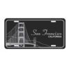 Placa de Matricula Decorativa San Francisco California