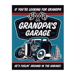 Placa Decorativa Grandpa's Garage