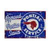 Placa Decorativa Pontiac Service Approved