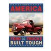 Placa decorativa Ford Trucks Made In America