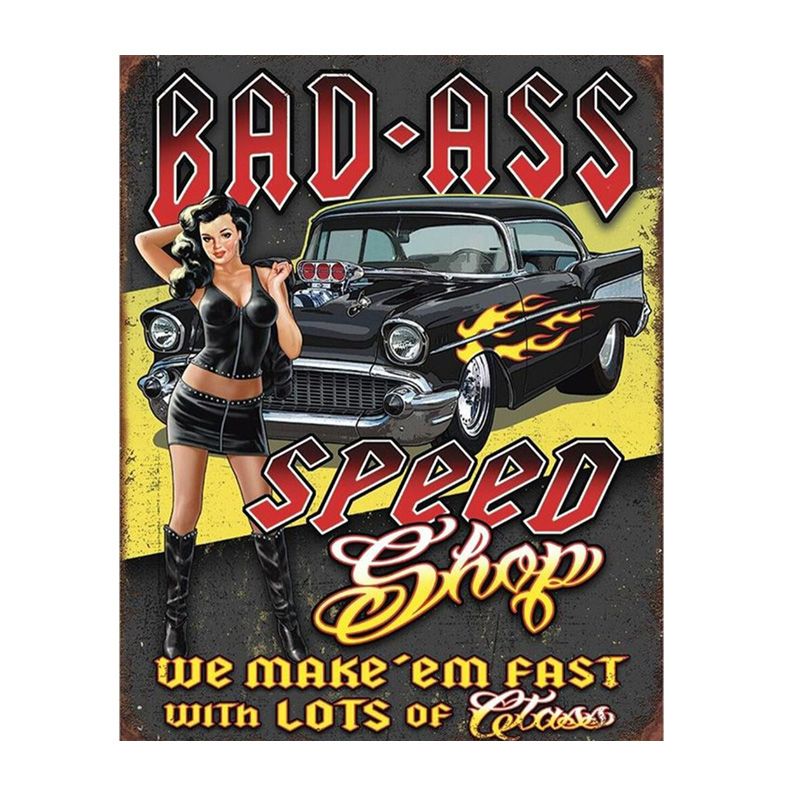 Placa Decorativa Speed Shop