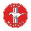 Placa Decorativa Mustang Red
