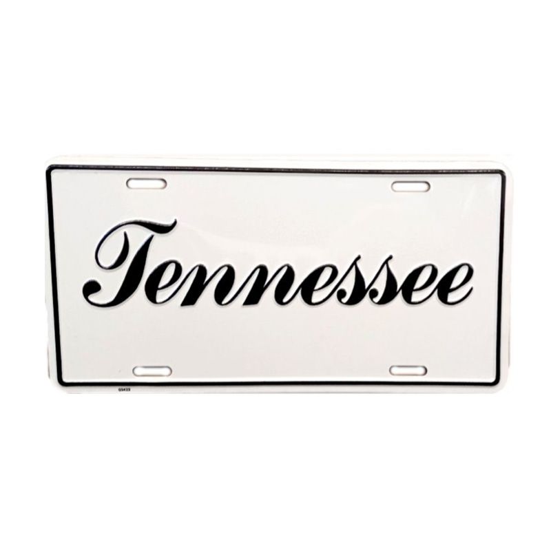 Placa de Matricula Decorativa Tennessee