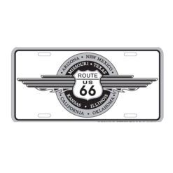 Placa de Matricula Decorativa Route Wings