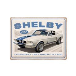 Placa decorativa de metal Shelby 1967