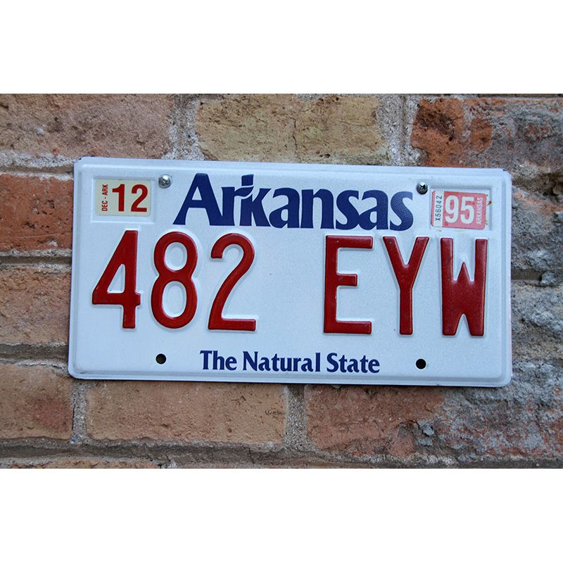 Matrículas Americanas Arkansas Año 1995