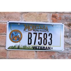 Matrículas Americanas Montana Veteran