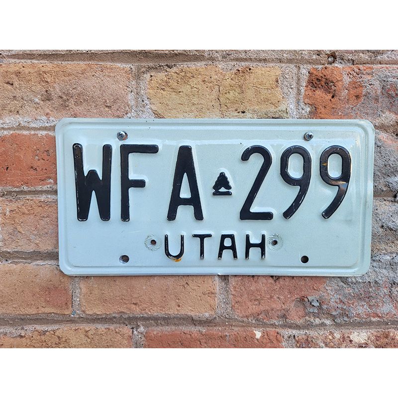 Matrículas Americanas Utah Año 1974