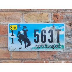 Matrículas Americanas Wyoming Año 2002-2008