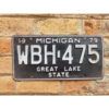 Matrículas Americanas Michigan Año 1979